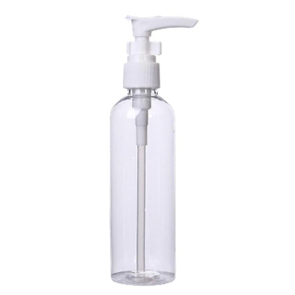 휴대용 미니 플라스틱 펌핑용기 투명 펌프 공병 100ml