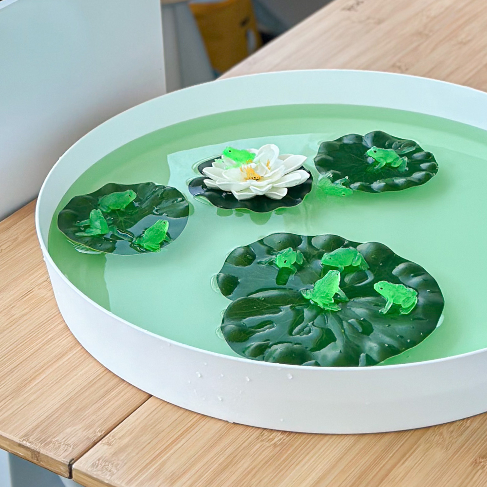 빌랑 개구리 유아 아기 물놀이 장난감 목욕놀이 연못 세트