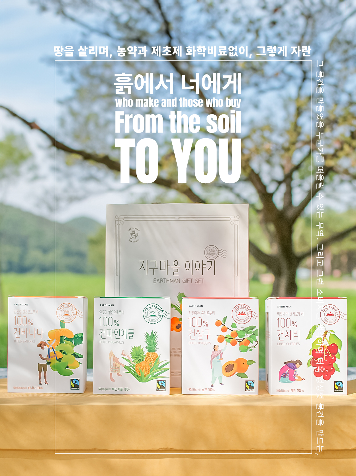 무설탕 건과일 건살구 25g x 5개 공정무역 어스맨 - 상세 이미지 4
