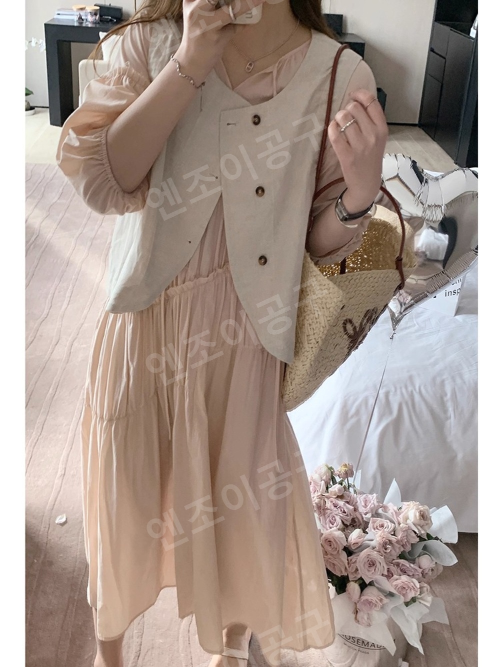 나혼자산다 547화 주현영 원피스 러블리 투피스 의상 옷 패션 - 상세 이미지 2
