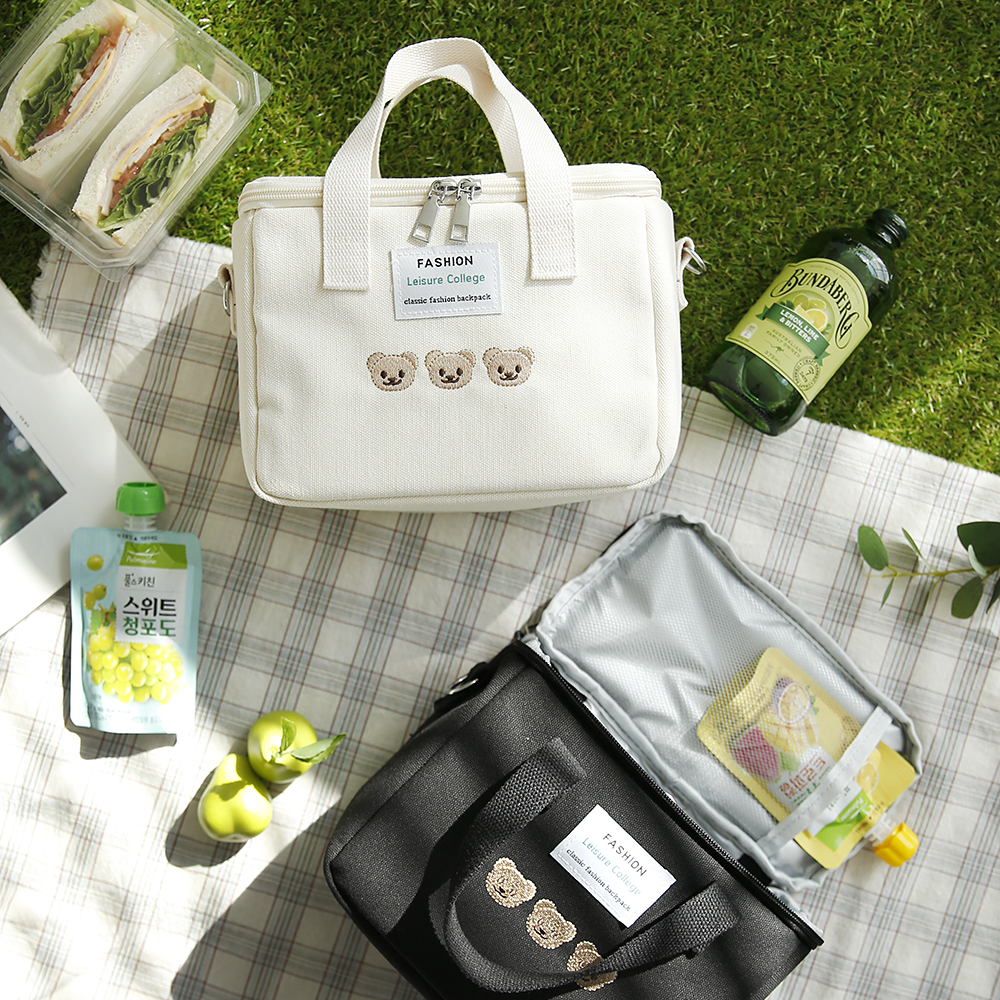 곰돌이 쿨러백 피크닉 보냉가방