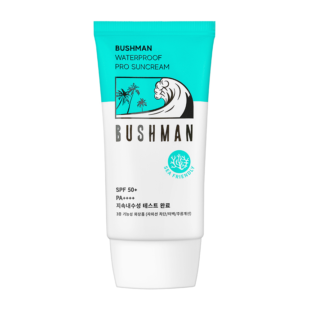 부쉬맨 워터프루프 프로 선크림 SPF50+ PA++++ 50ml, 1개