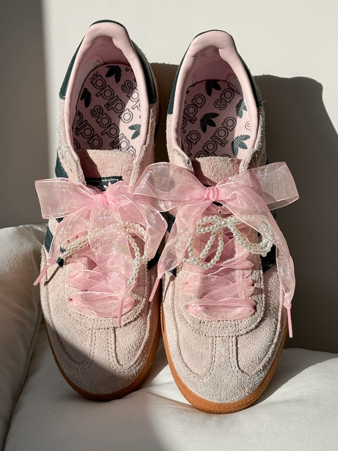 [❤당일출고❤1+1/2size] 오간자 쉬폰 운동화끈 시스루 신발 꾸미기 스트랩 신발끈 5color 상세 이미지 22