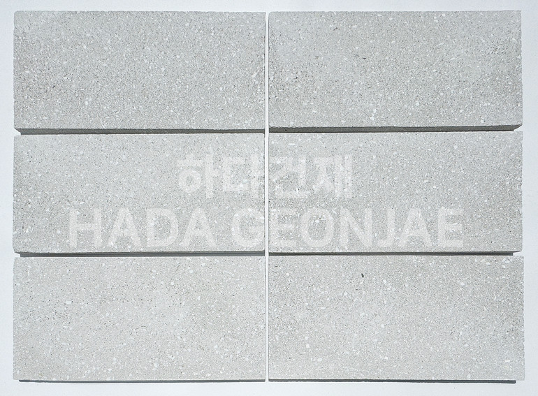 모노타일 점보 390x190x15T 화이트그레이 / 하다건재