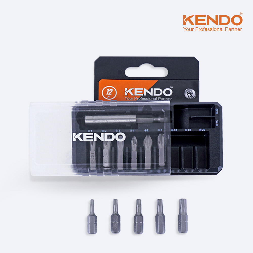 KENDO 드릴 비트 세트 12PCS 전동공구 빗트 32501233 - 상세 이미지 3