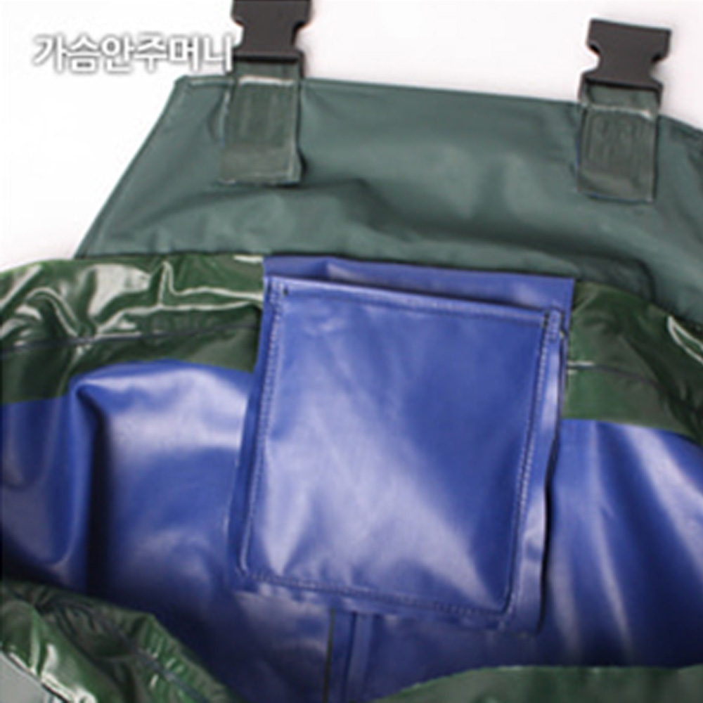 제비표 가슴장화 해루질 장화 PVC 체스타 갯벌 체험 양식장 낚시 웨이더 체스터 - 상세 이미지 3