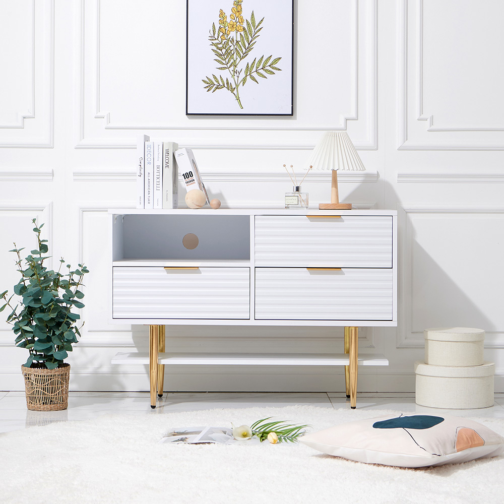 동서가구 헤르베 1000 2단 높은 AV 거실장 DF921342