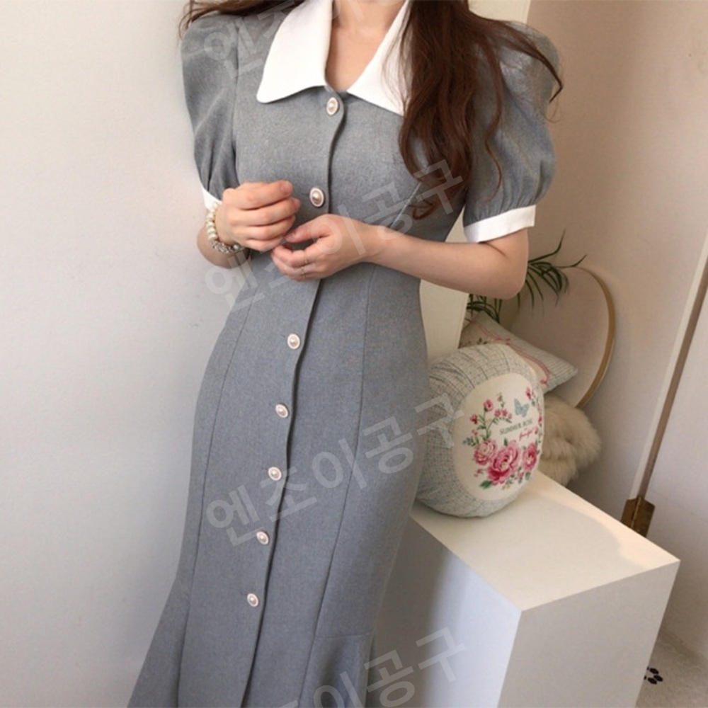 비밀은 없어 7회 강한나 온우주 원피스 오피스 하객룩 의상 옷 패션 - 메인 이미지