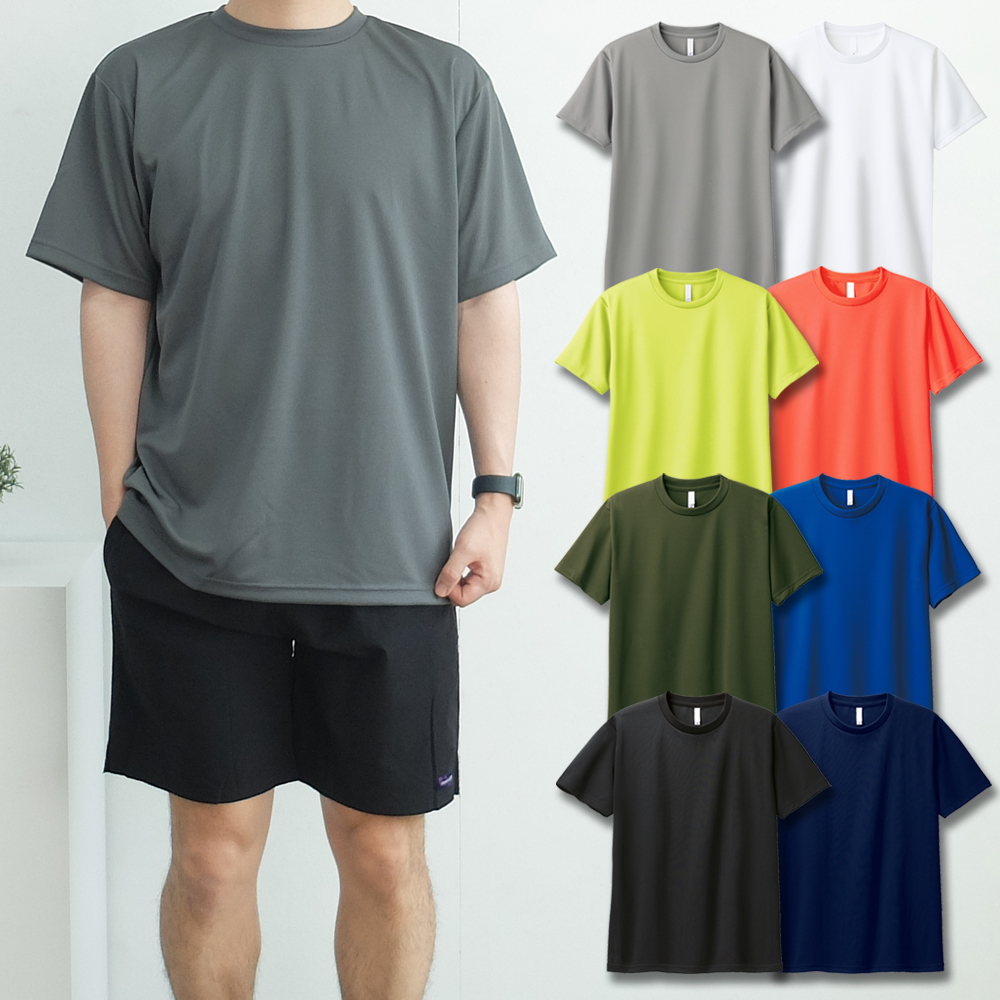 2+1 기능성 반팔 쿨티셔츠 운동 헬스 쿨링 티셔츠