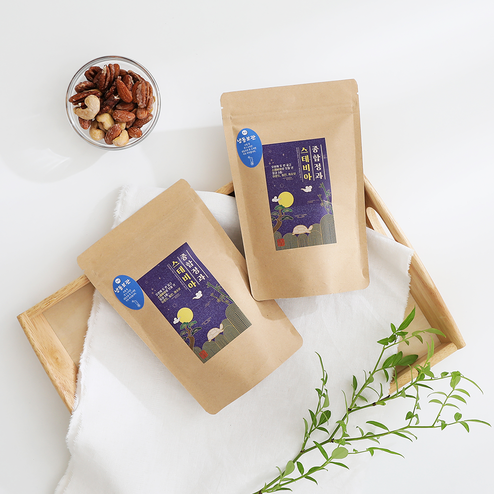 풍심당 무설탕 스테비아 종합 정과 (60g, 120g) 아몬드 피칸 캐슈넛 - 상세 이미지 3