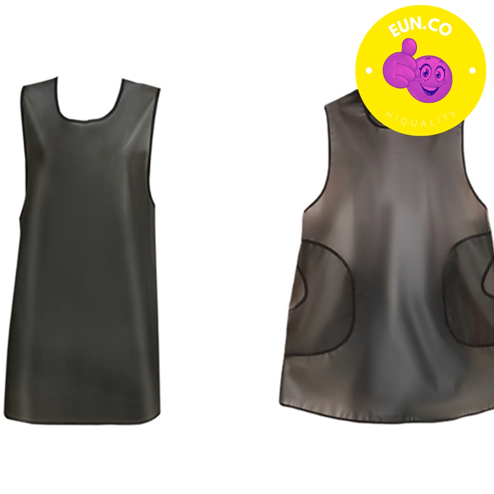 주머니 앞치마 양면 방수 에이프런 메쉬 반투명 코팅