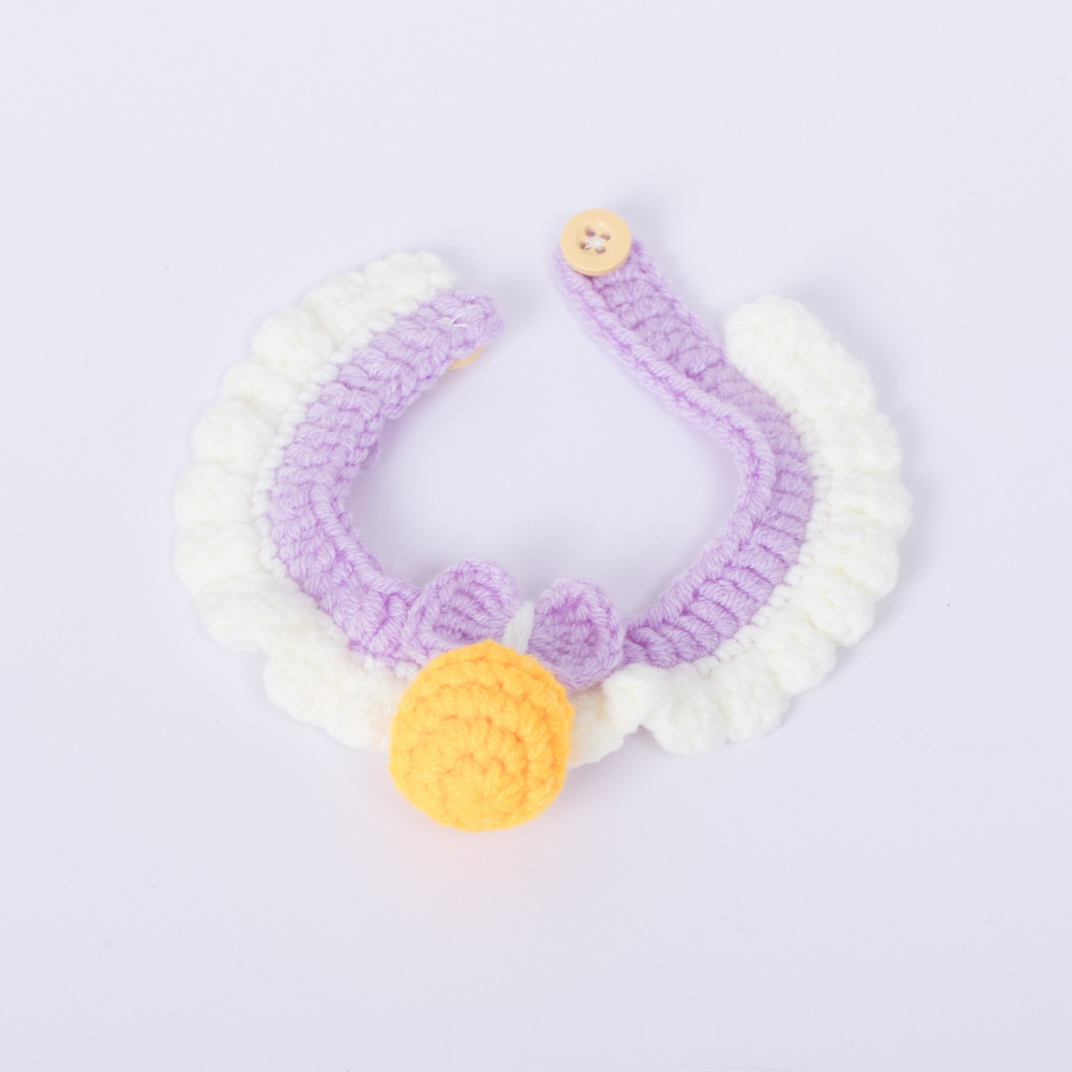 [1+1] 니트볼 고양이 머플러 핸드메이드 뜨개질 귀여운 강아지 고양이 토끼 목도리 목걸이 고양이 니트목걸이