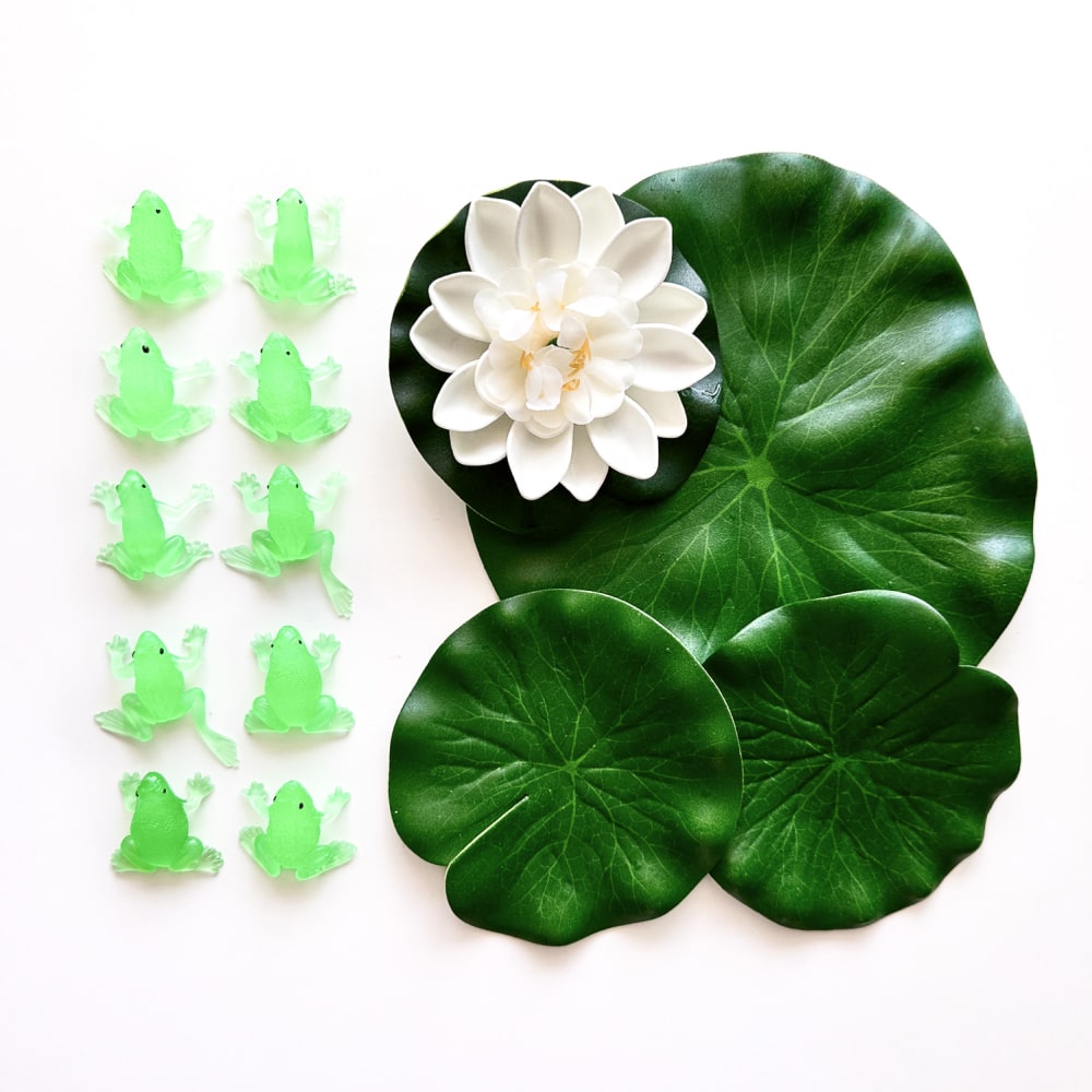 빌랑 개구리 유아 아기 물놀이 장난감 목욕놀이 연못 세트