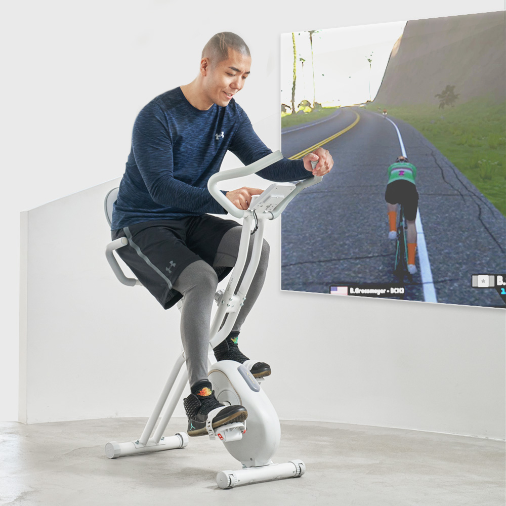 숀리 엑스바이크 E3 메타 즈위프트 실내자전거 가정용 접이식 헬스 사이클 홈트 운동 기구