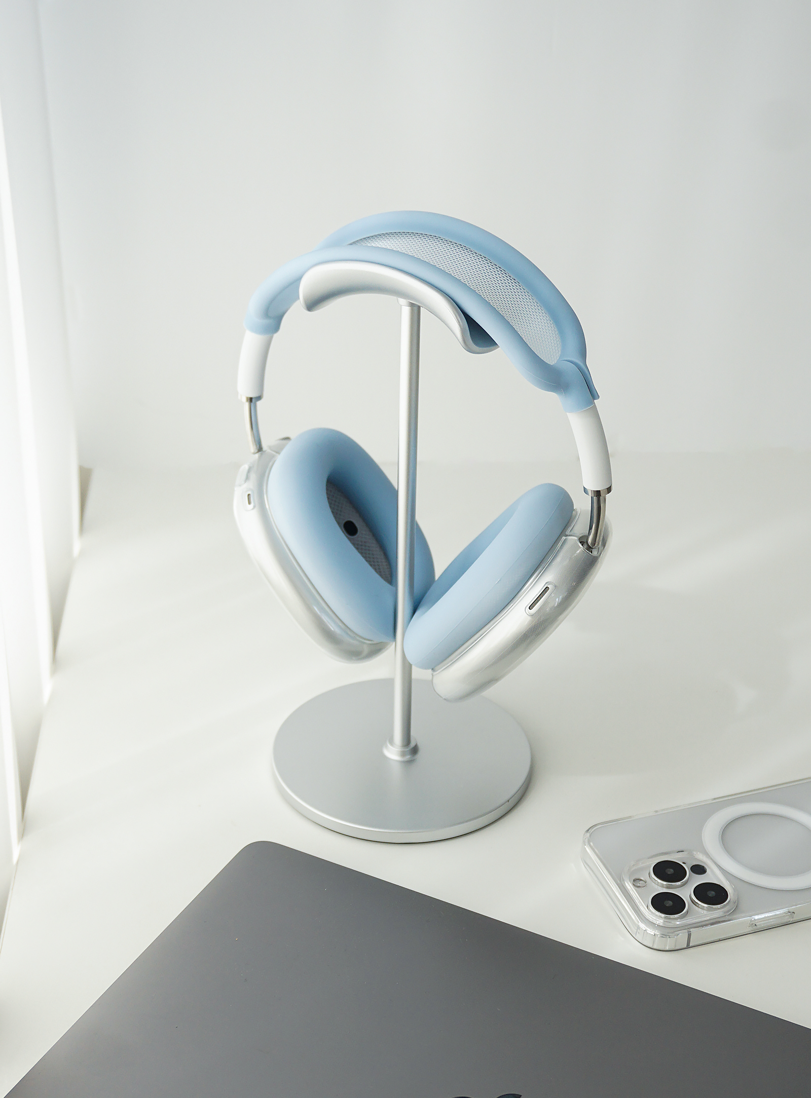 에어팟 맥스 케이스 실리콘 투명 이어쿠션 이어커버 패드 커버