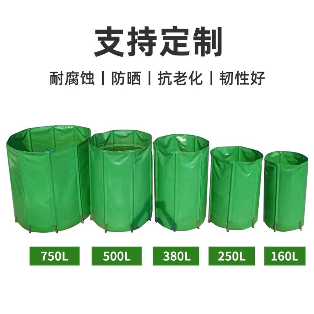 빗물 저장고 접이식 대형 농업용 텃밭 처마 물받이 100L 이미지 6