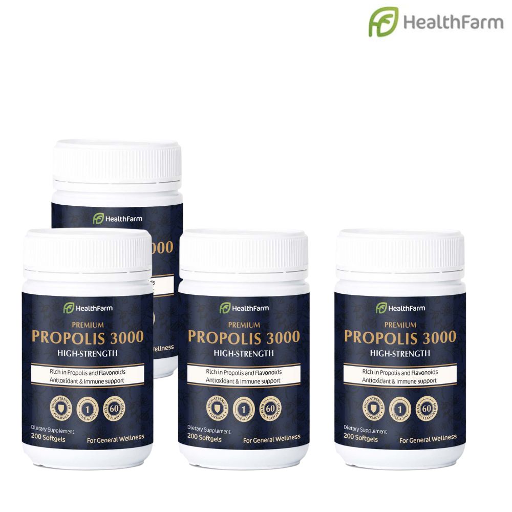 뉴질랜드 헬스팜 프로폴리스 3000mg 200 소프트젤 캡슐 플라보노이드 60mg 이미지 7