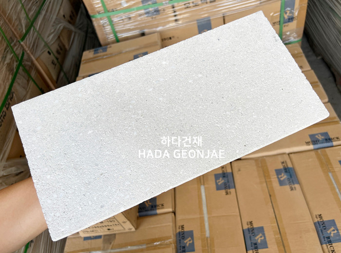 모노타일 점보 390x190x15T 화이트그레이 / 하다건재