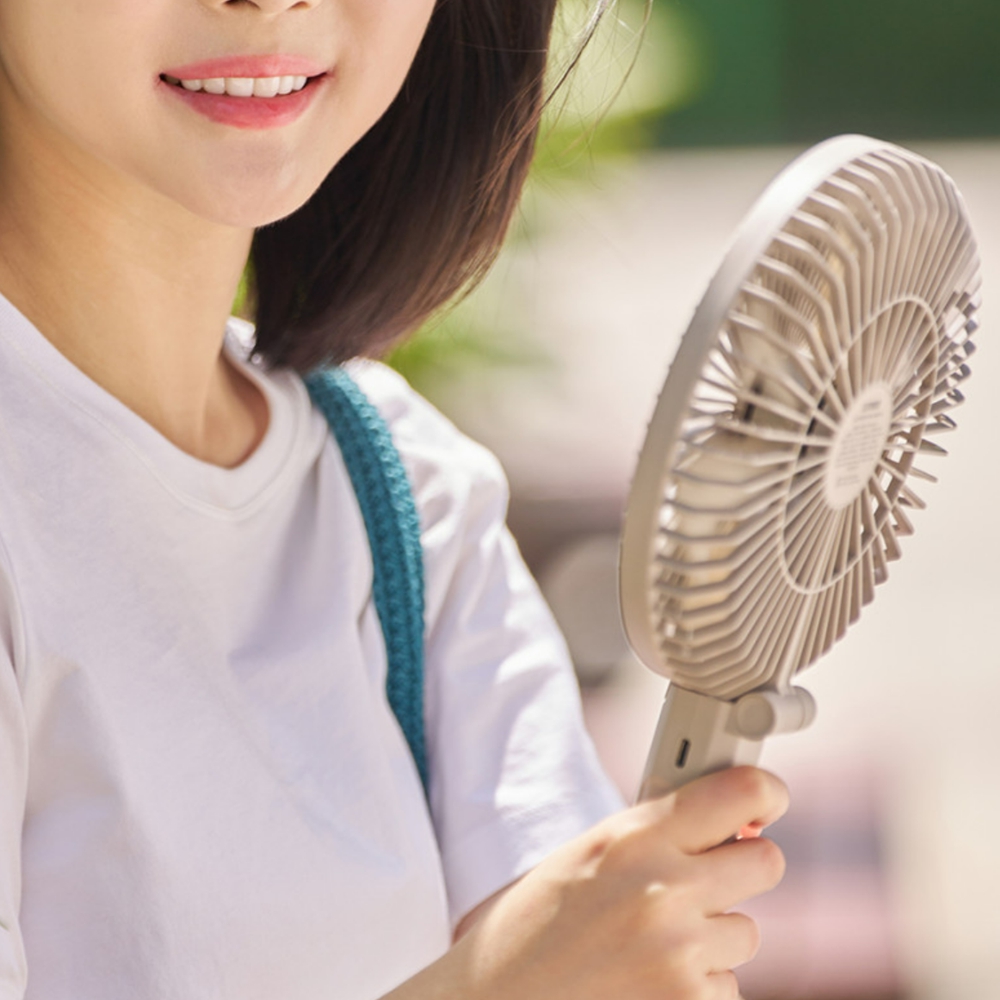 크레모아 손선풍기 핸디A 무선 충전식 접이식 캠핑 서큘레이터 - 상세 이미지 2