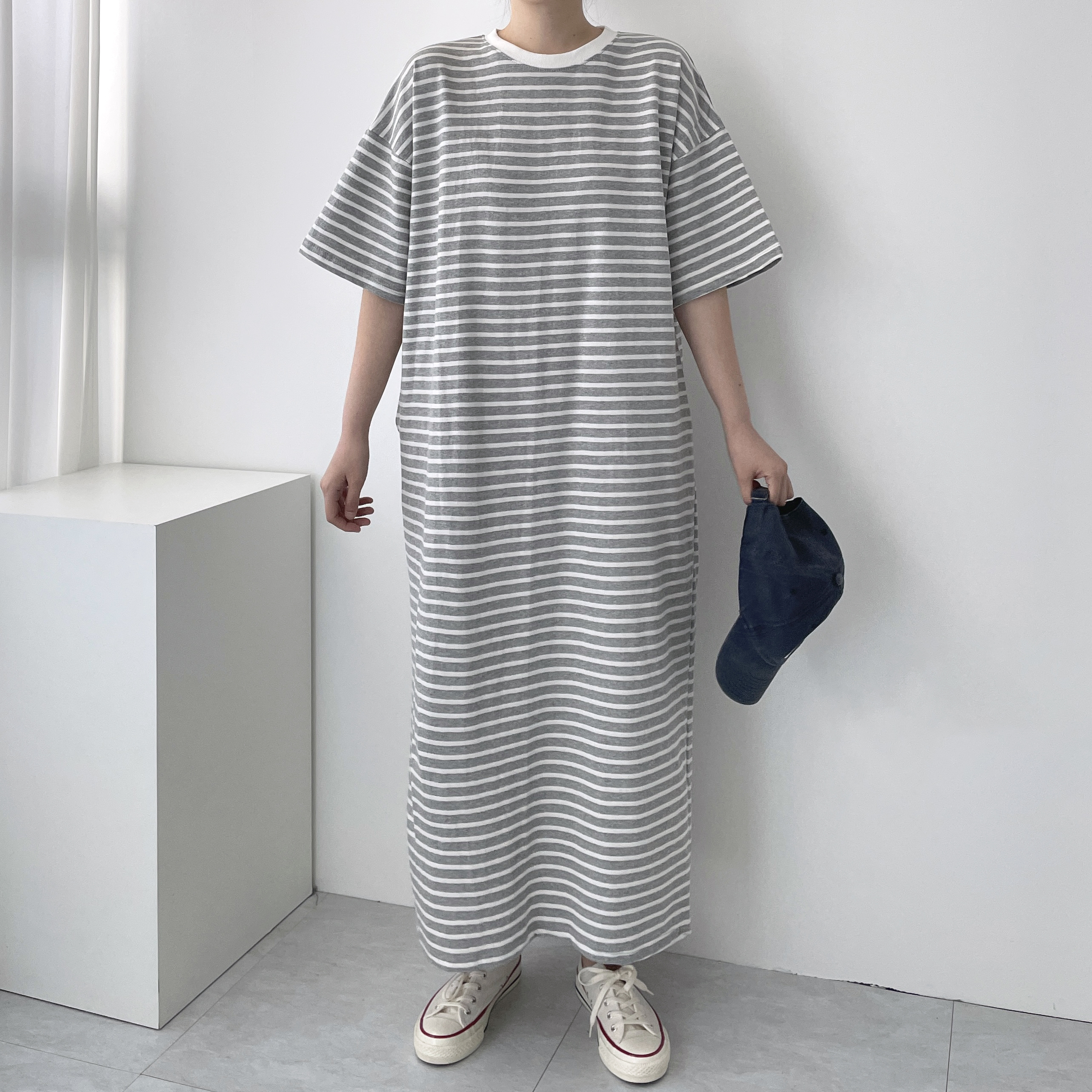 데일리원피스 단가라원피스 꾸안꾸원피스 이미지 3