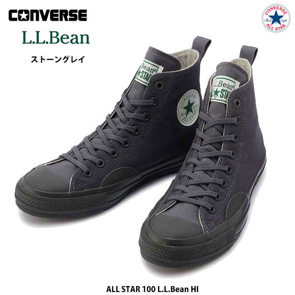 컨버스 CONVERSE x LLBean 엘엘빈 올스타 100 하이 31307660210 스톤그레이 - 상품 이미지