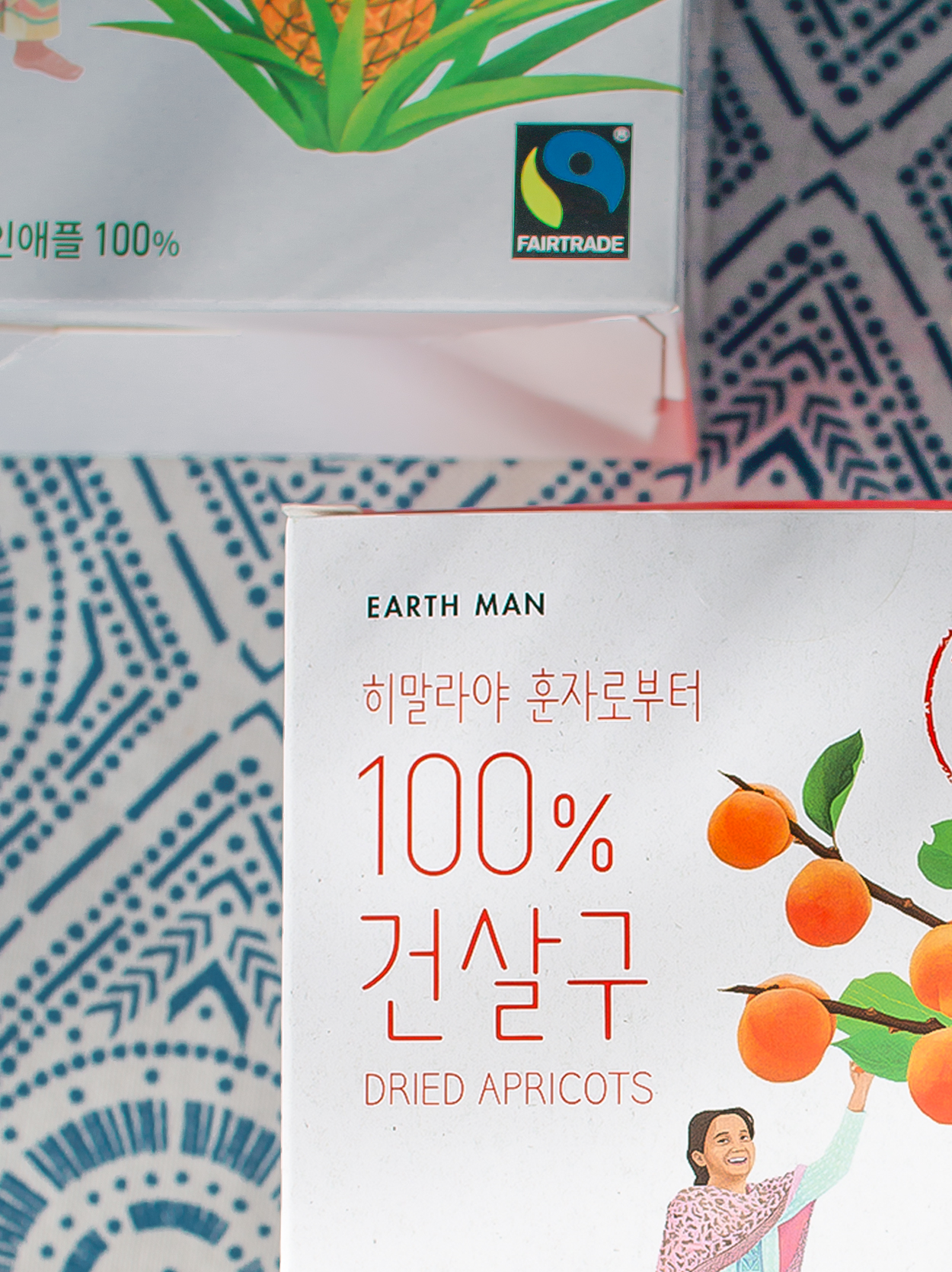 무설탕 건과일 박스 건살구 25g x 4개 공정무역 어스맨 이미지 6