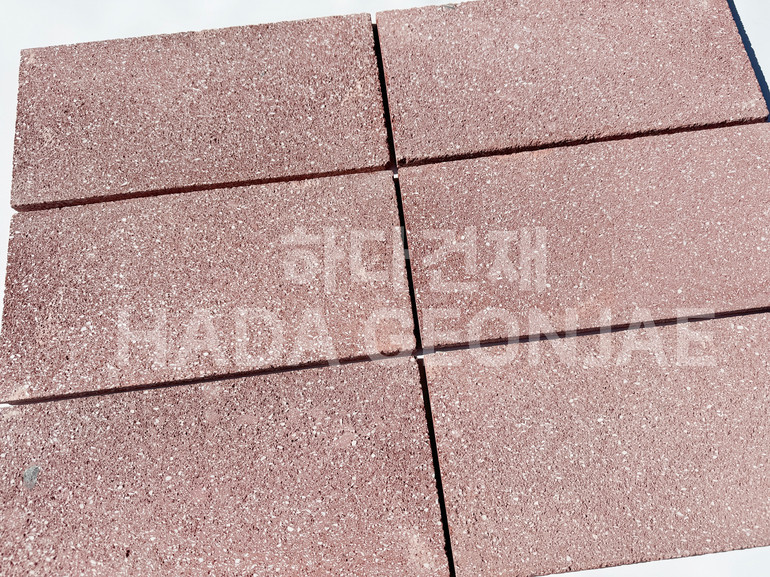 모노타일 점보 390x190x15T 레드 / 하다건재