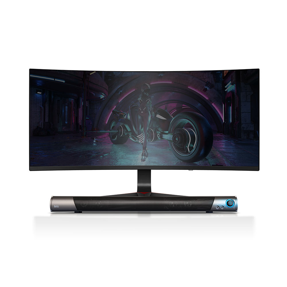 브리츠 BA-K10 2채널 게이밍 PC 사운드바 스피커 - 상세 이미지 2
