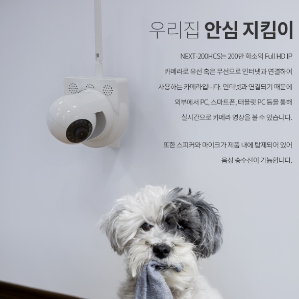 집안cctv 강아지홈캠 매장cctv 업소용cctv 펫캠 - 상세 이미지 4