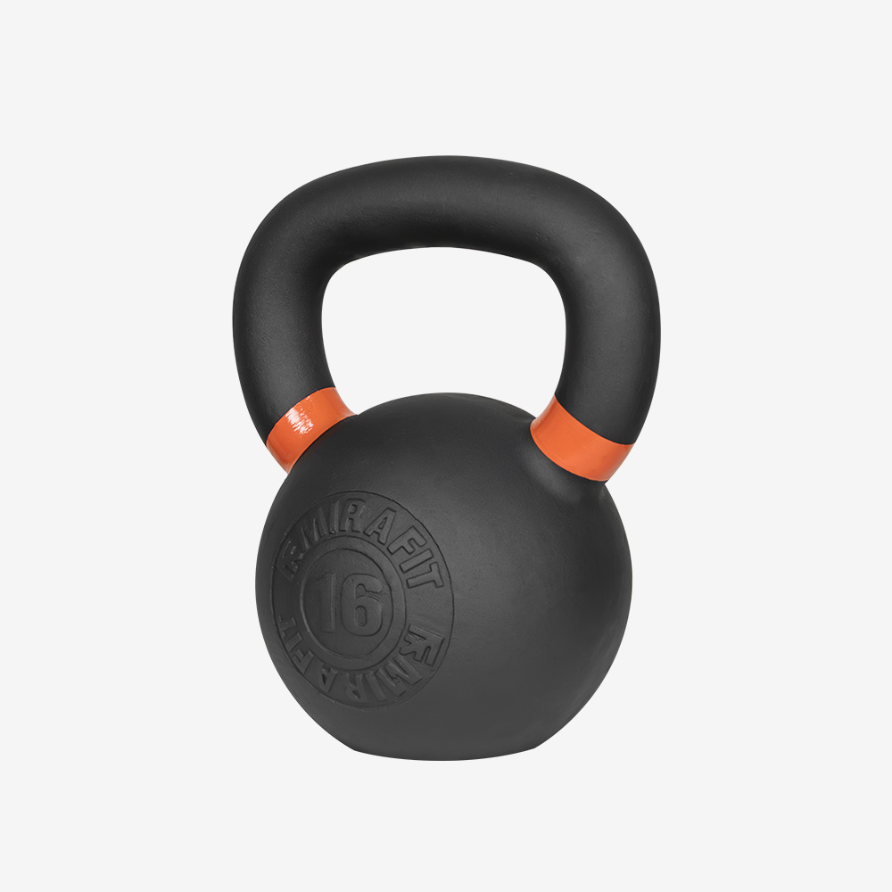 미라핏 블랙 케틀벨 크로스핏 홈트 전신운동 16kg, 1개 - 상품 이미지