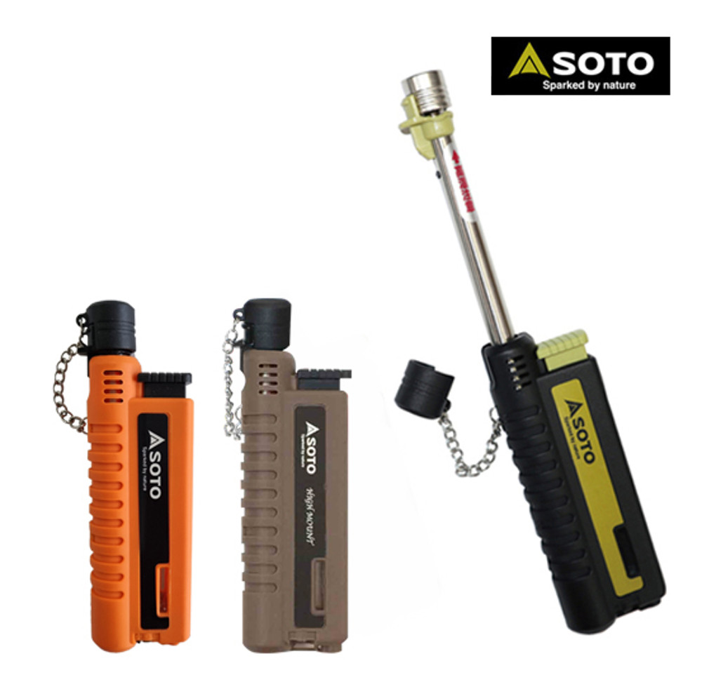 소토 SOTO 슬라이드 가스토치 ST-480C 충전식 포켓토치 야외 캠핑 차박