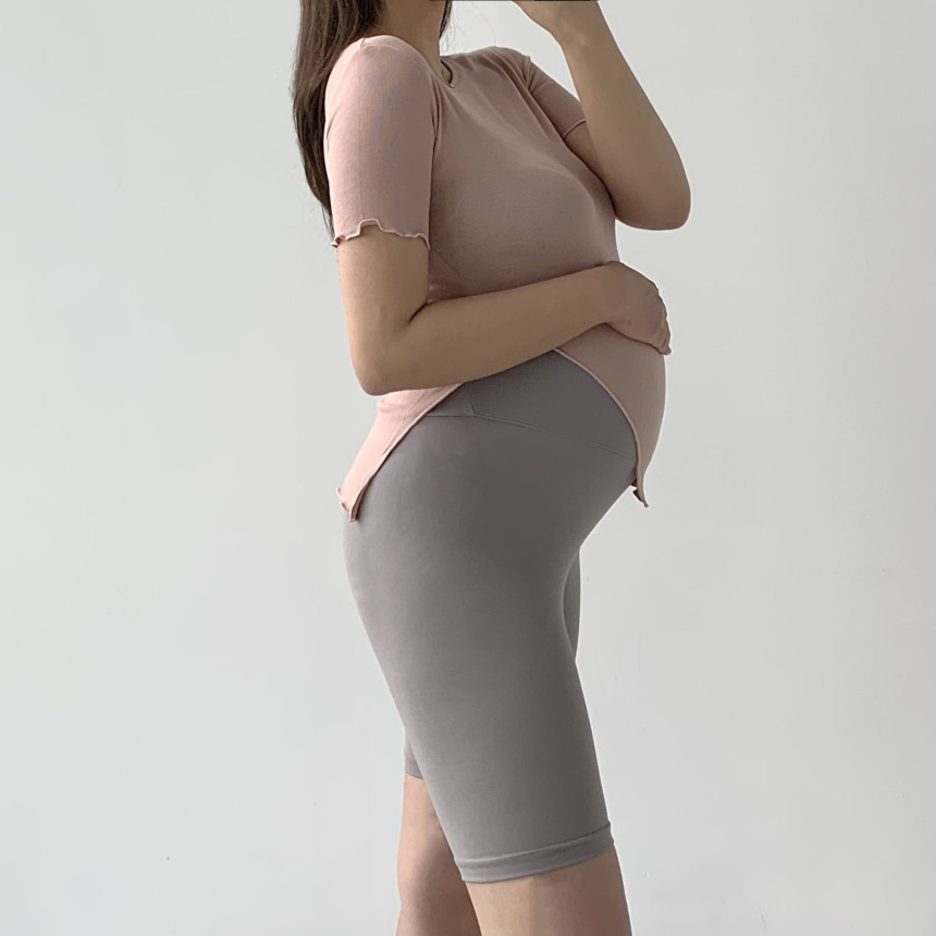 임산부 쿨 5부레깅스 임부복 임산부운동복 임부레깅스 여름 임신복 만삭 임산부 필라테스 요가 운동복 빅사이즈 임산부바지 상세 이미지 39