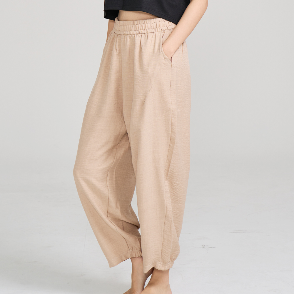 에이원 찰랑찰랑 포켓사선 와이드 히든밴딩 배기팬츠 117 - 상세 이미지 2