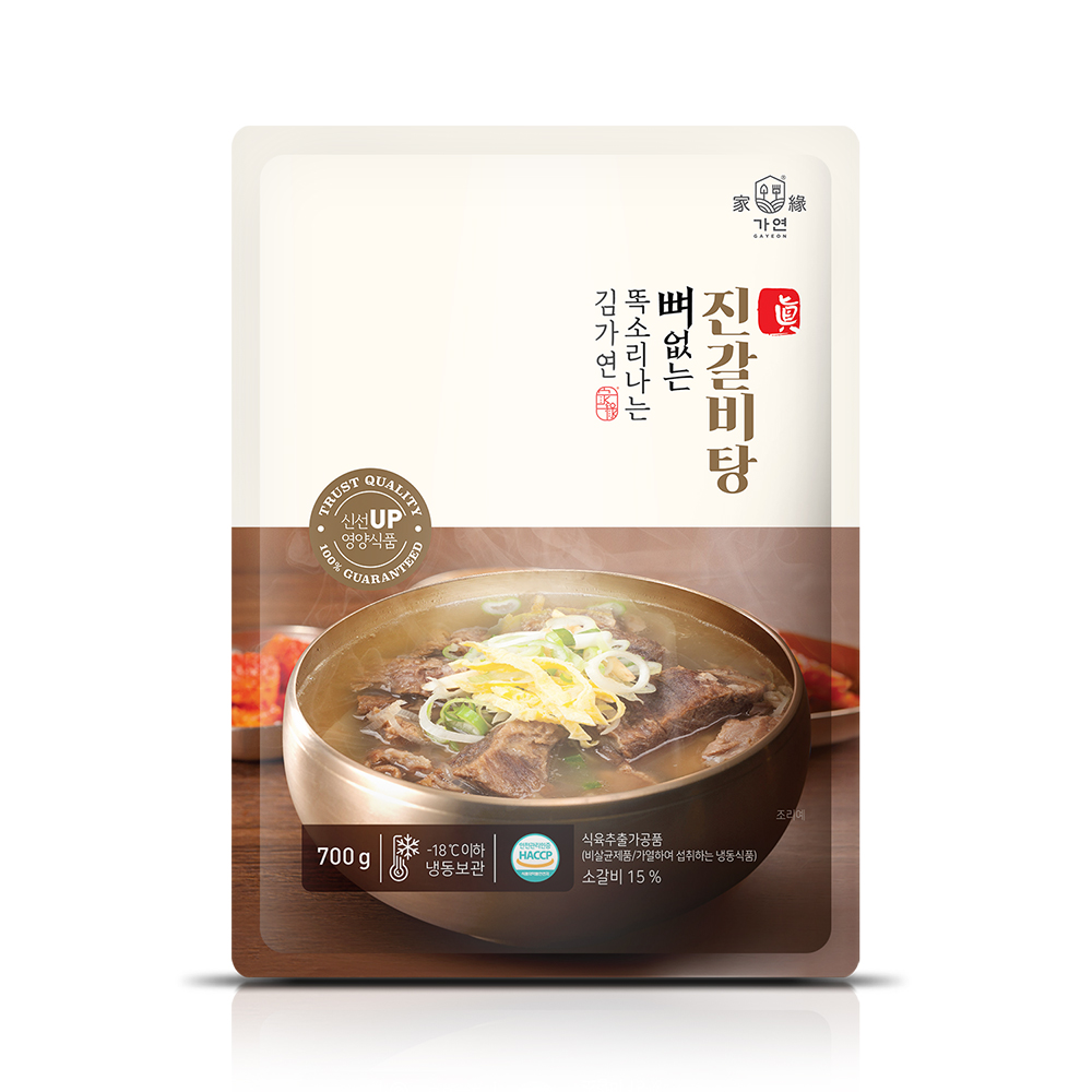 김가연 순살 갈비탕 700g 실온 뼈없는 소갈비탕 레토르트 간편식 8개 이미지 6