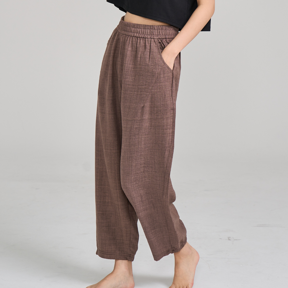 에이원 찰랑찰랑 포켓사선 와이드 히든밴딩 배기팬츠 117 - 상품 이미지