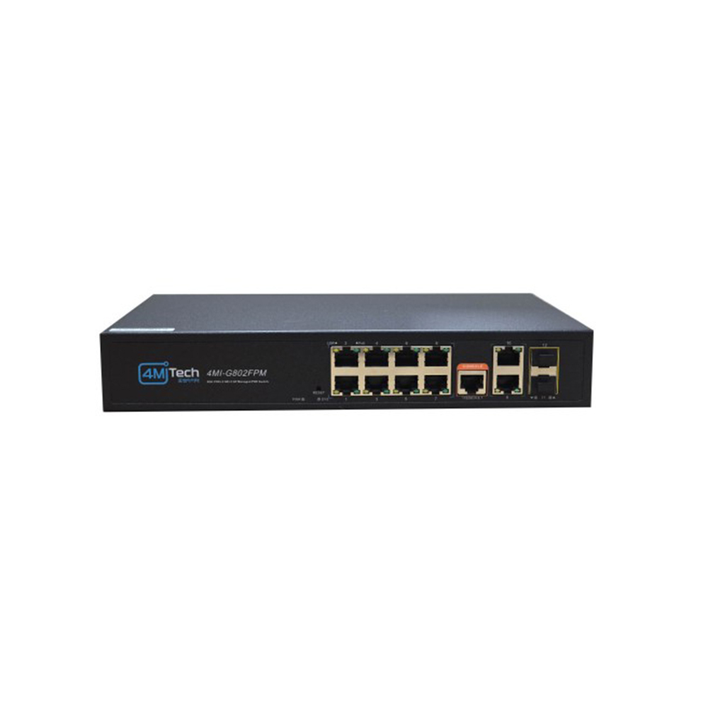 4MI G802FPM 네트워크 스위치 허브 (12포트) 대표 이미지