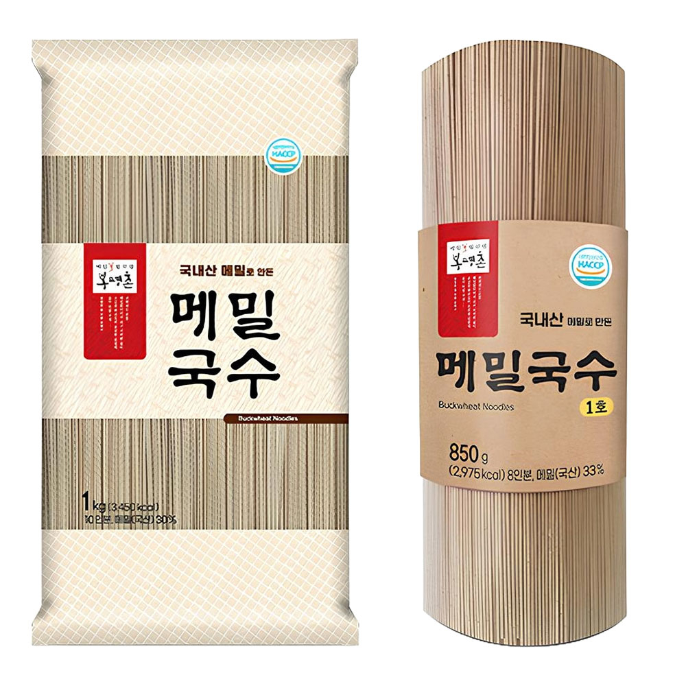 봉평촌 메밀국수 1kg : 영우상사온마켓
