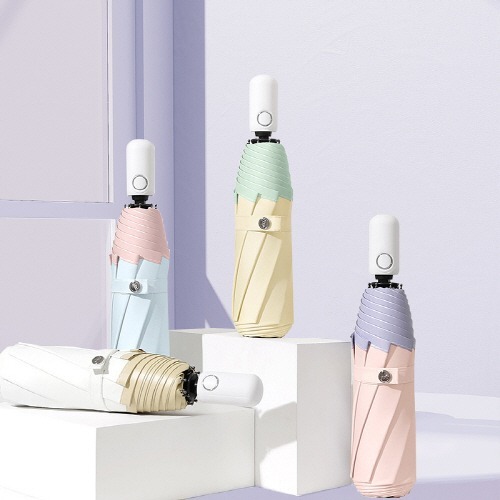 1+1 우산 파스텔 자동 3단 접이식 양산 양우산 우양산 UV차단