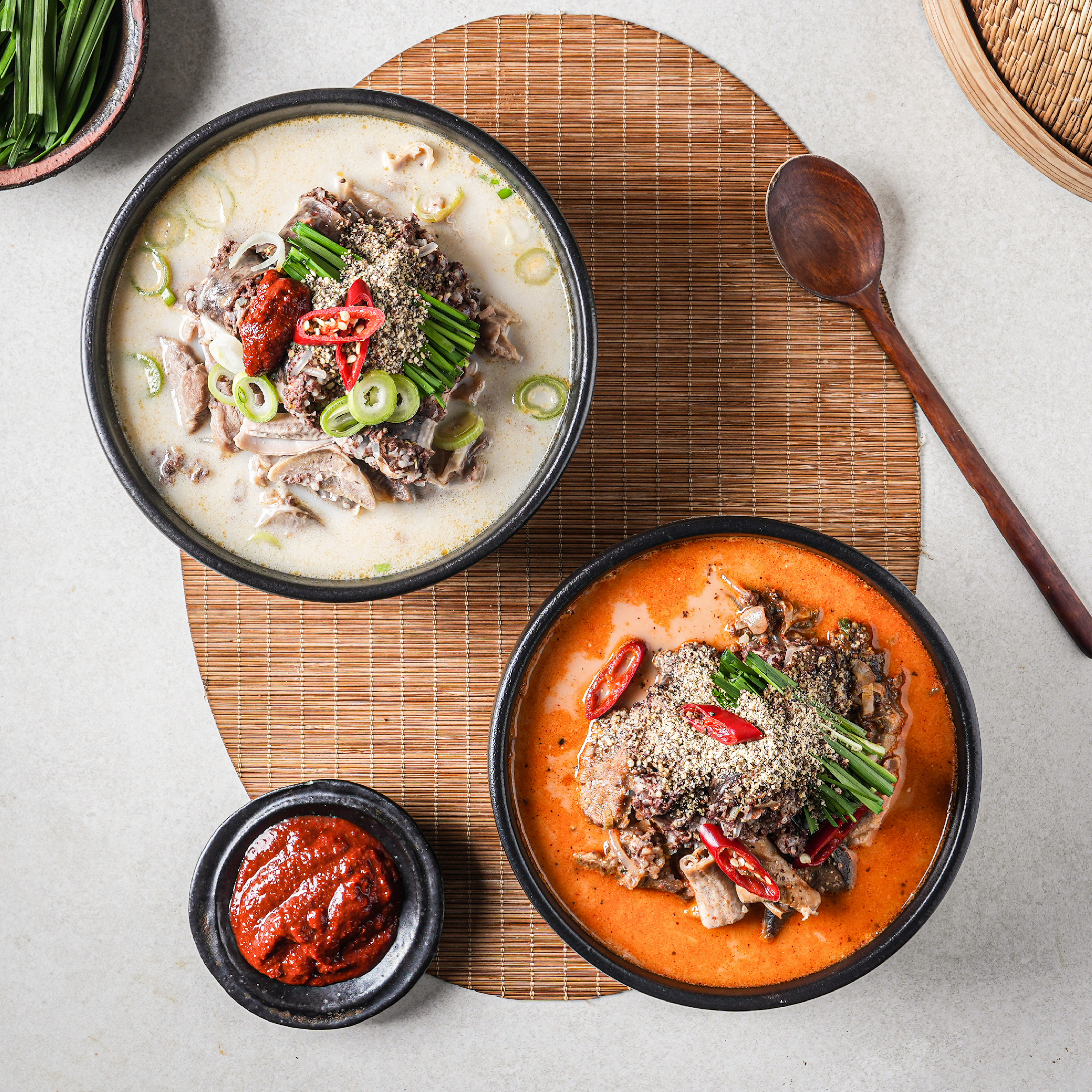 무봉리 토종 순대국 785g 다대기 들깨가루 포함 전통 순댓국 4개 - 상세 이미지 4