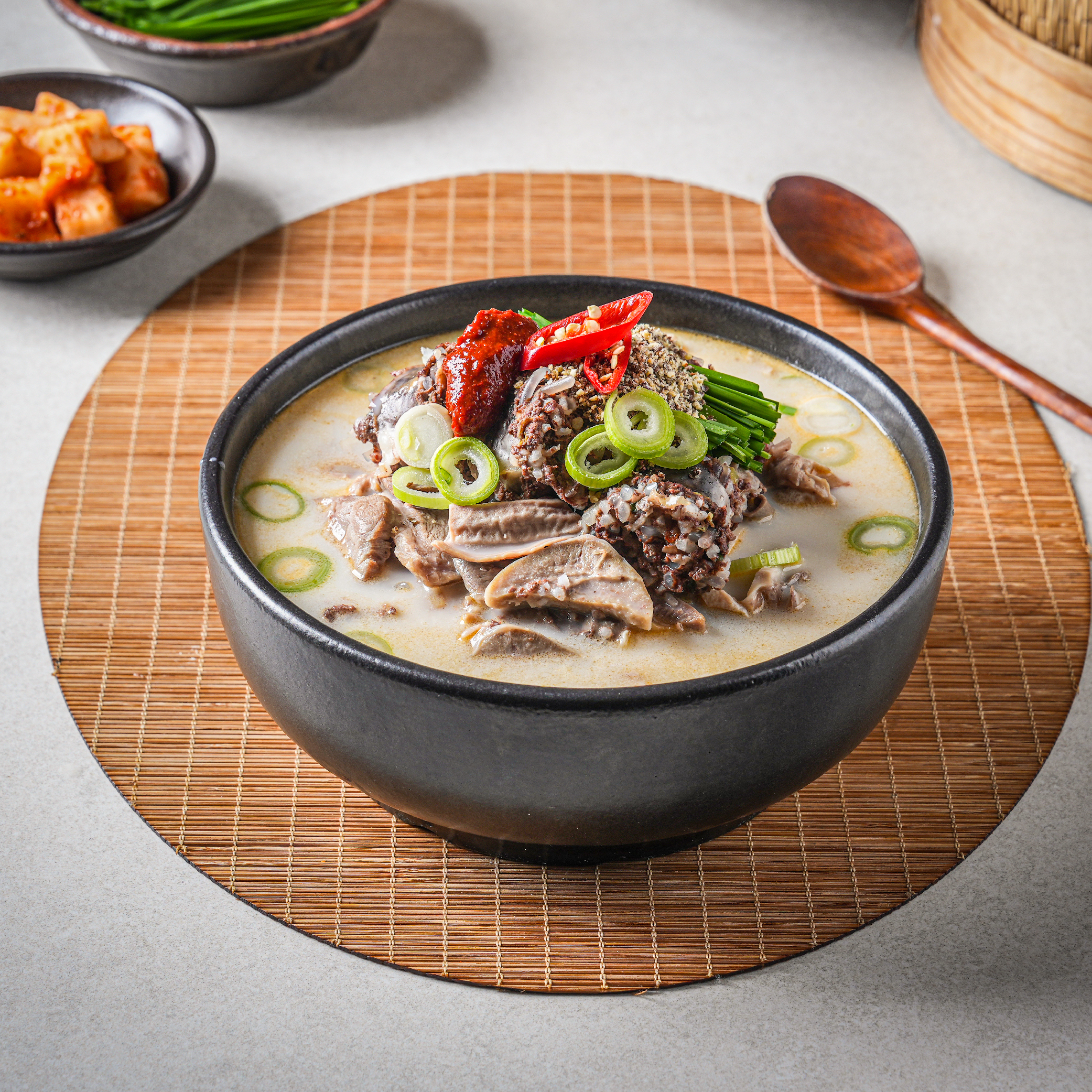 무봉리 토종 순대국 785g 다대기 들깨가루 포함 전통 순댓국 4개 - 상세 이미지 5
