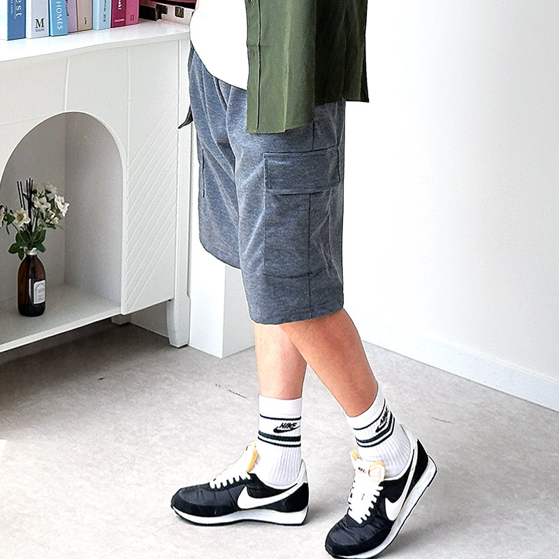 남자 버뮤다팬츠 와이드반바지 남성반바지 카고반바지 - 상세 이미지 3