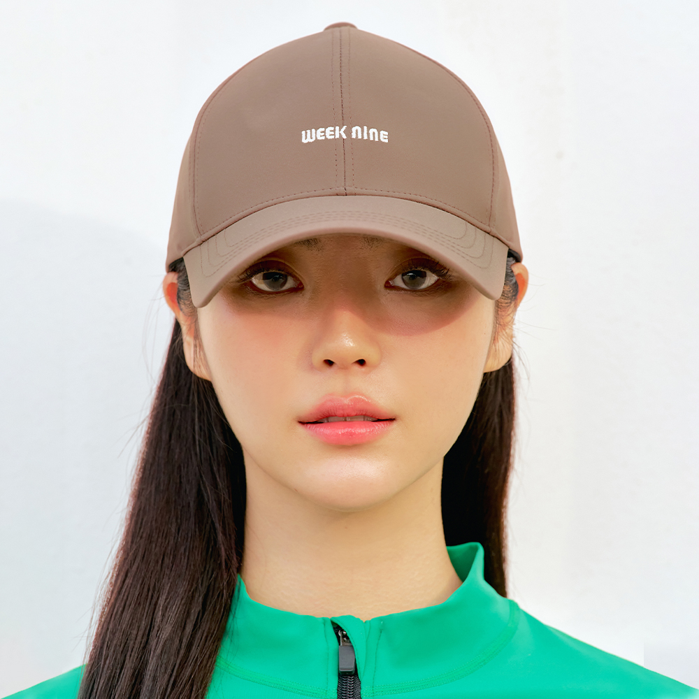 위크나인 볼캡 남자 여자 커플 여름 방수 캡 오버핏 야구 모자 웨이브 레드 - 상세 이미지 5