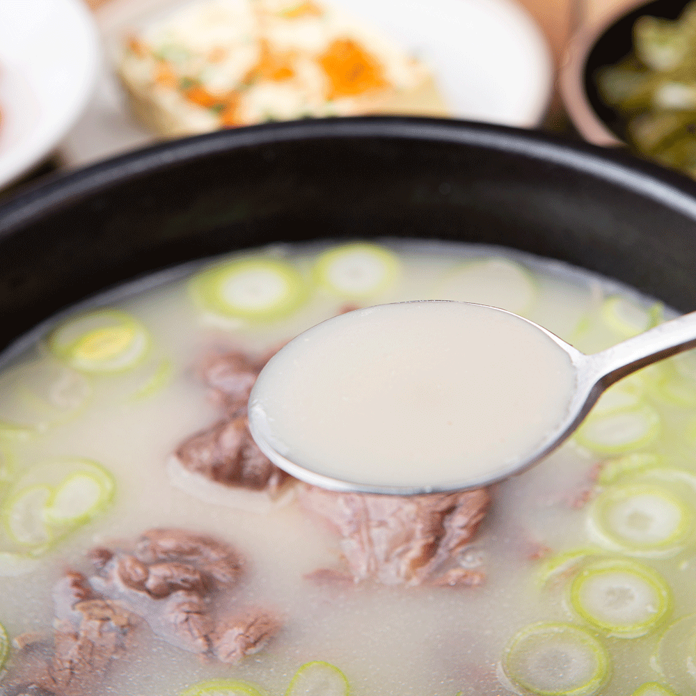 [부산 조옥규곰탕] 가마솥 수제 한우곰탕 고기듬뿍, 550g, 6개 - 상세 이미지 3