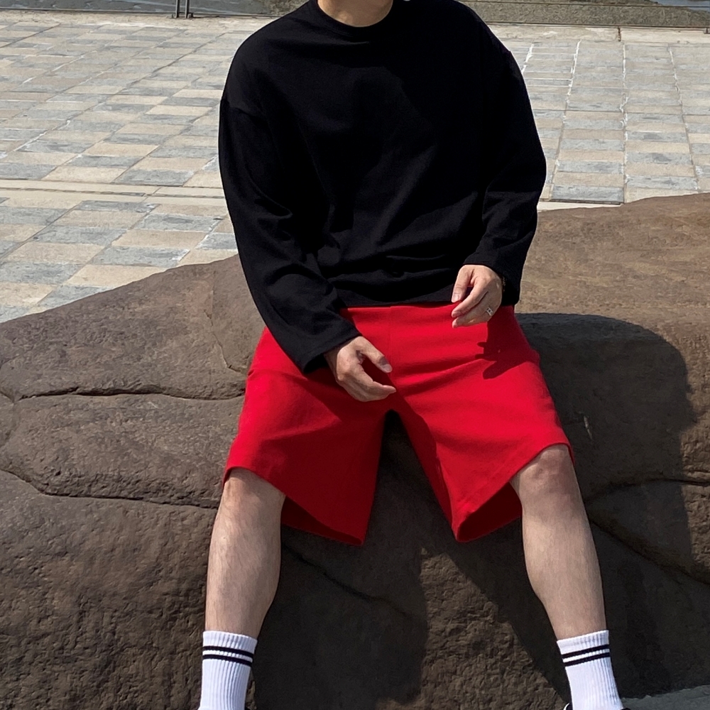 남자버뮤다팬츠 남자와이드반바지 남성여름반바지 - 상세 이미지 3