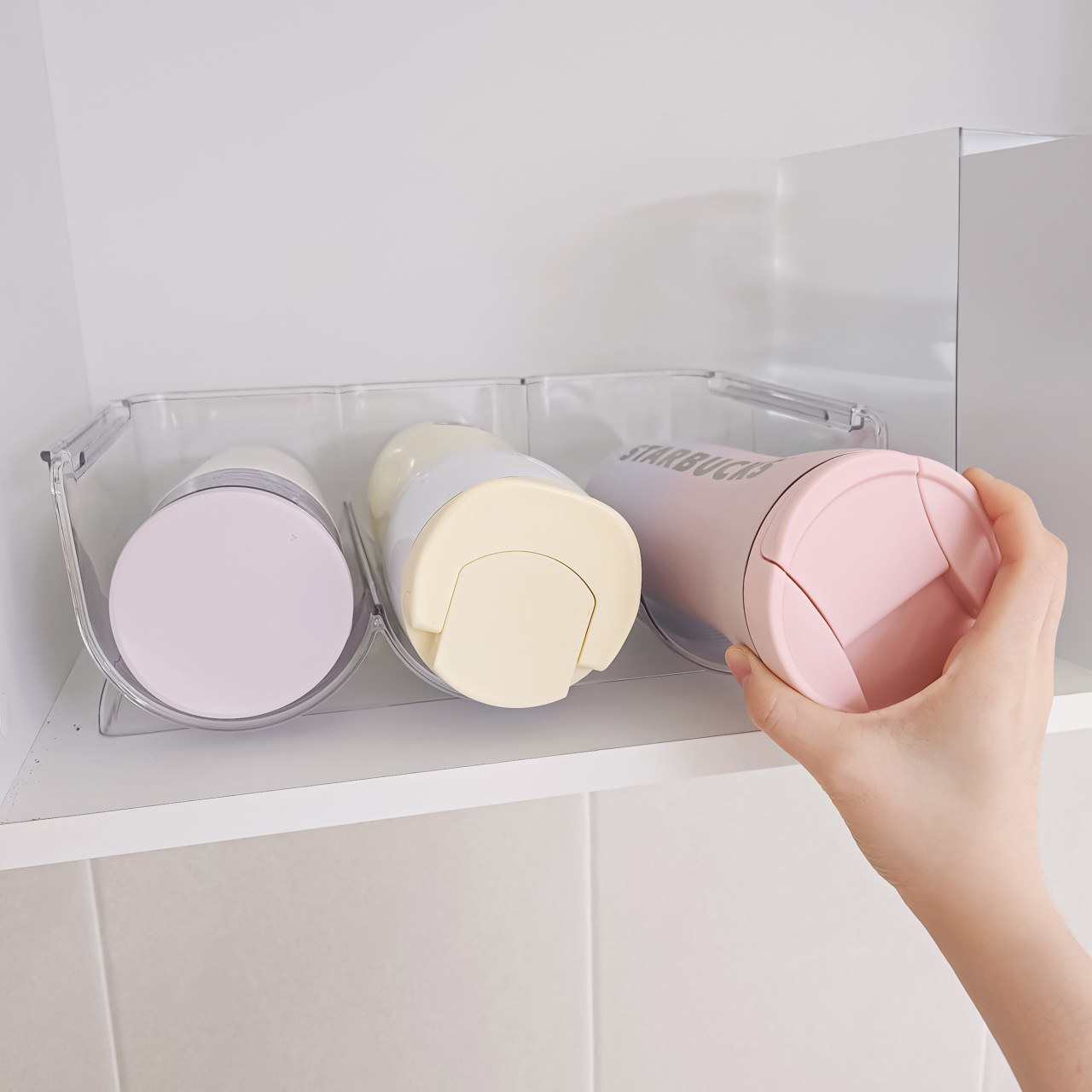 텀블러 정리함 젖병 건조대 보관함 1단 제품 이미지