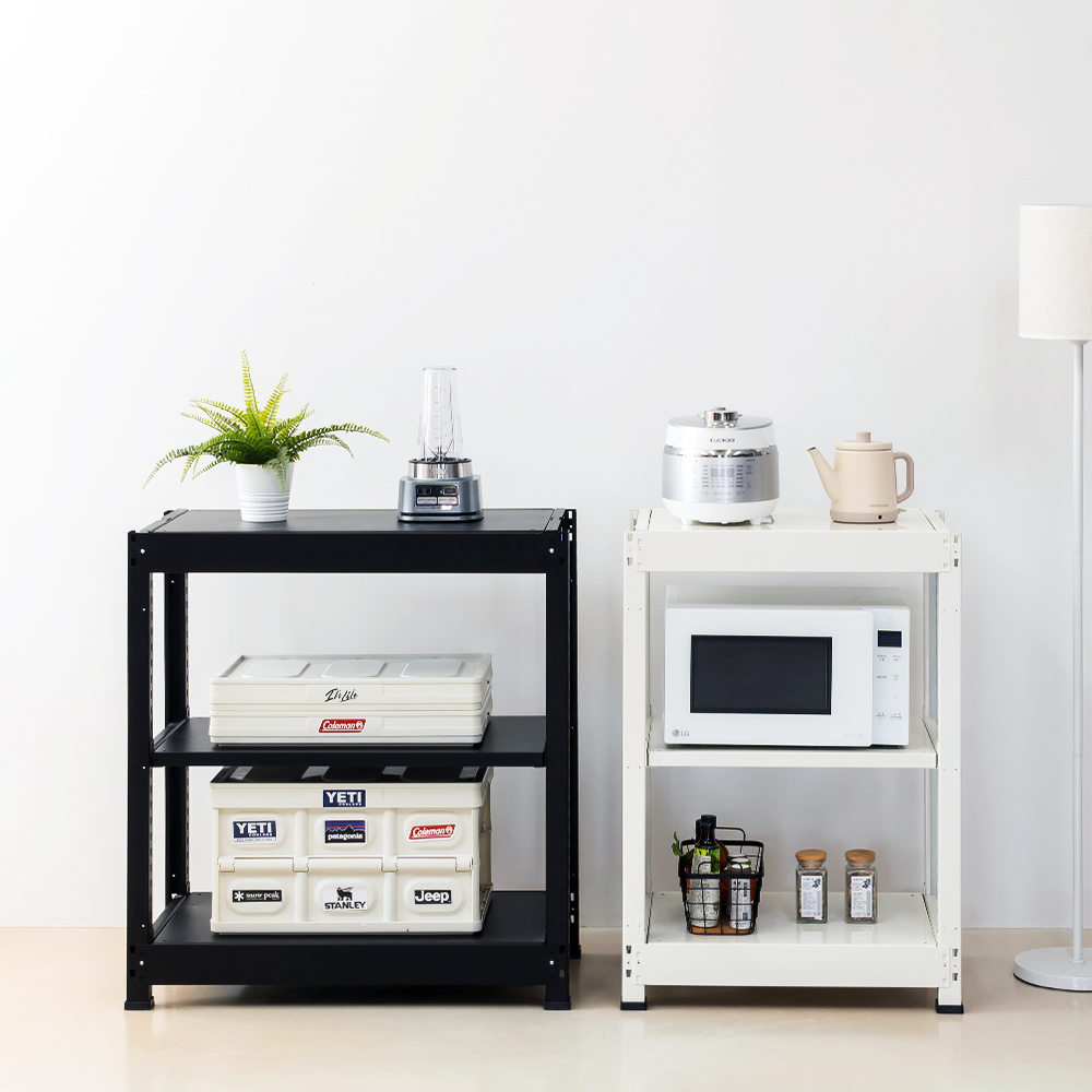 스타크 전자레인지선반 렌지대 오븐 다이 밥솥 선반 수납장 3단 600450900