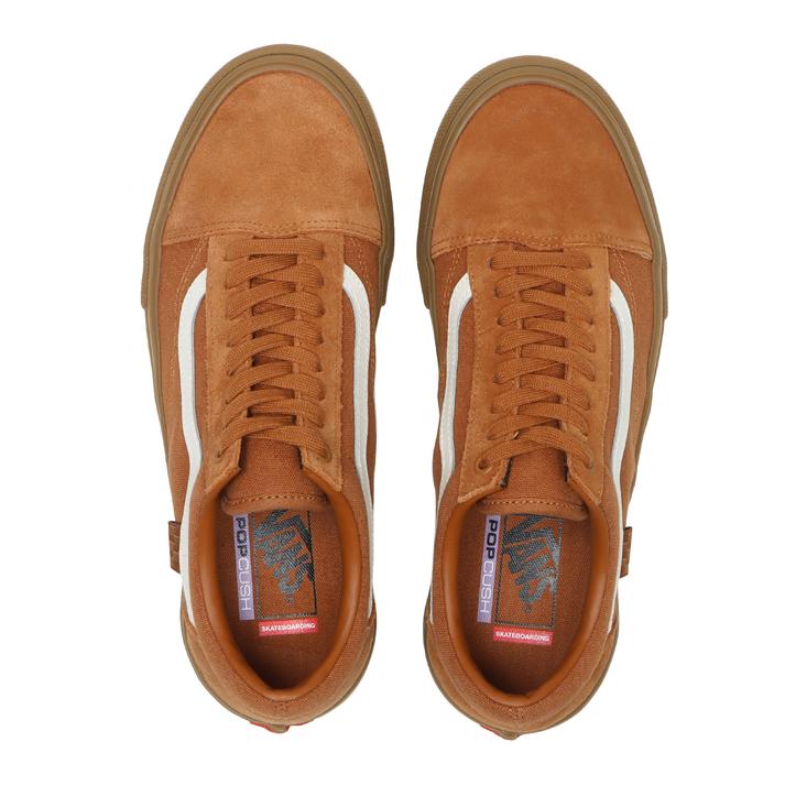 반스 VANS 올드스쿨 스케이트 스니커즈 운동화 VN0A5FCBB7G 브라운 검솔 - 상세 이미지 2