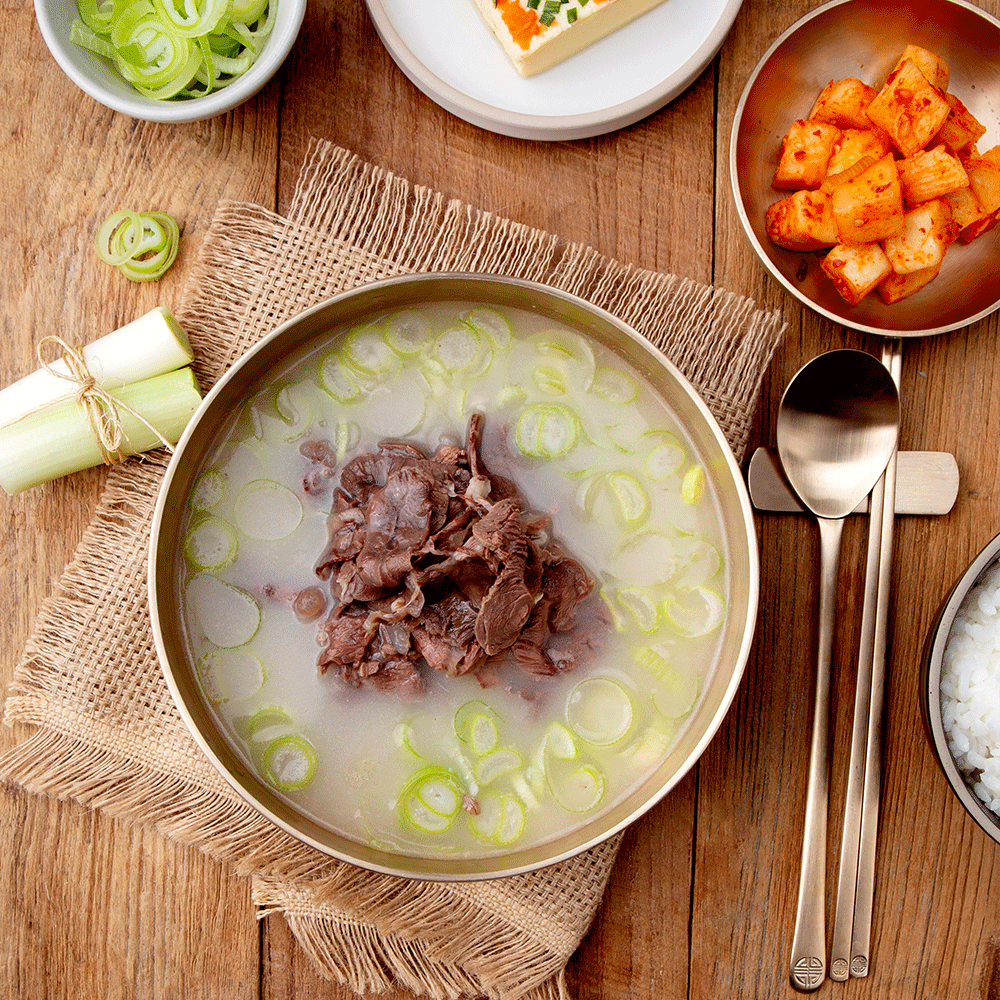 [부산 조옥규곰탕] 가마솥 수제 한우곰탕 고기듬뿍, 550g, 6개 - 상품 이미지