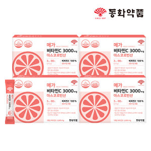 동화약품 메가 비타민C 3000 mg 아스코르빈산 90포, 4개 맛있게 먹은 솔직 후기 - 상품 이미지 1