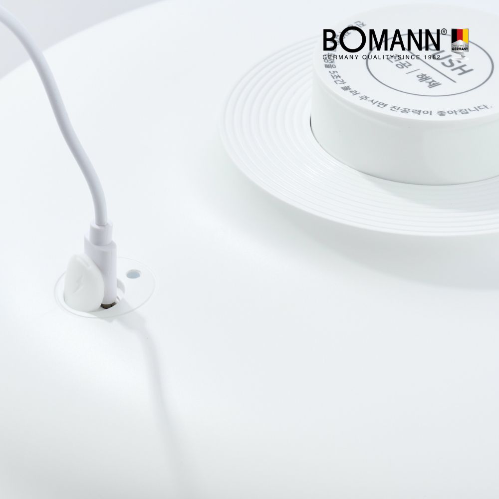보만 원터치 무선 진공 쌀 보관 통 10kg 밀폐용기 분리세척가능 이동용바퀴 VR1210W - 상세 이미지 2